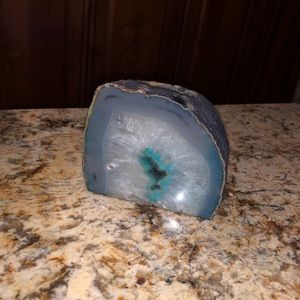 Agate tea lite holder